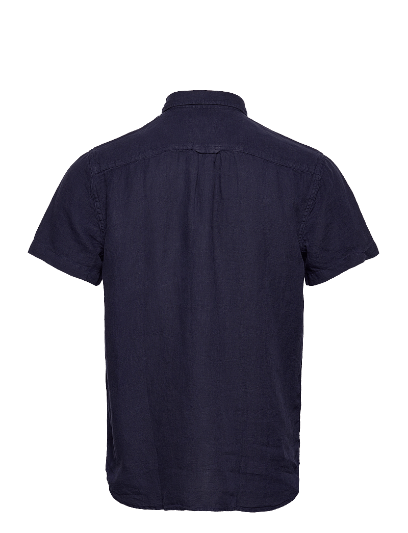 Sebago - Linen Shirt Short Sleeve - leinenhemden - navy - 1