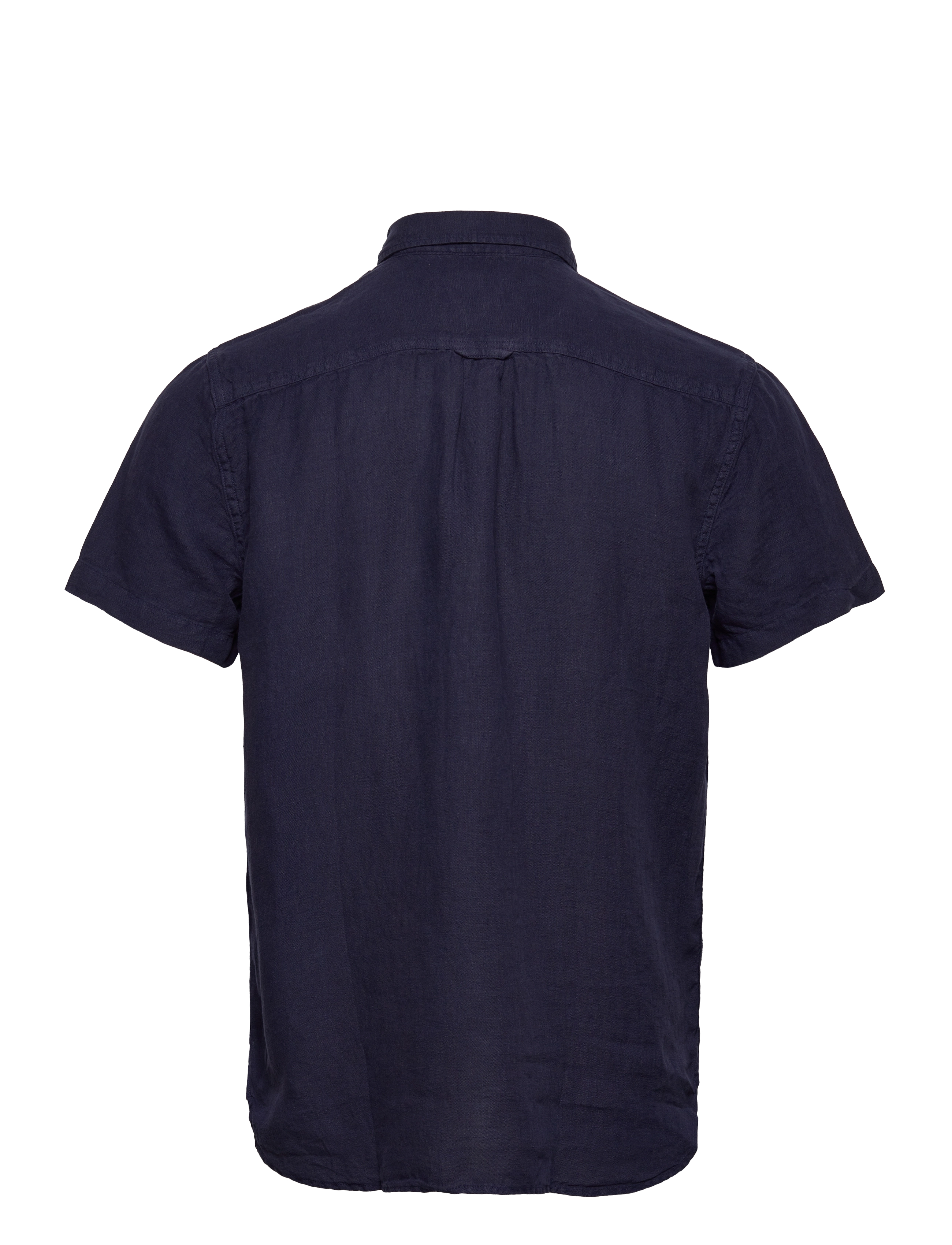 Sebago - Linen Shirt Short Sleeve - lininiai marškiniai - navy - 1