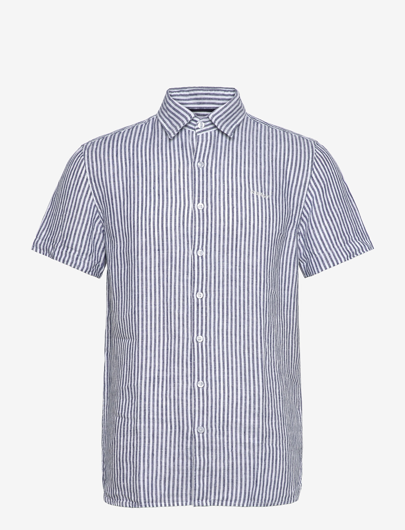 Sebago - Linen Shirt Short Sleeve - leinenhemden - navy/white - 0