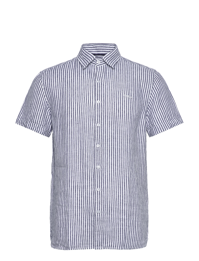 Sebago - Linen Shirt Short Sleeve - leinenhemden - navy/white - 0