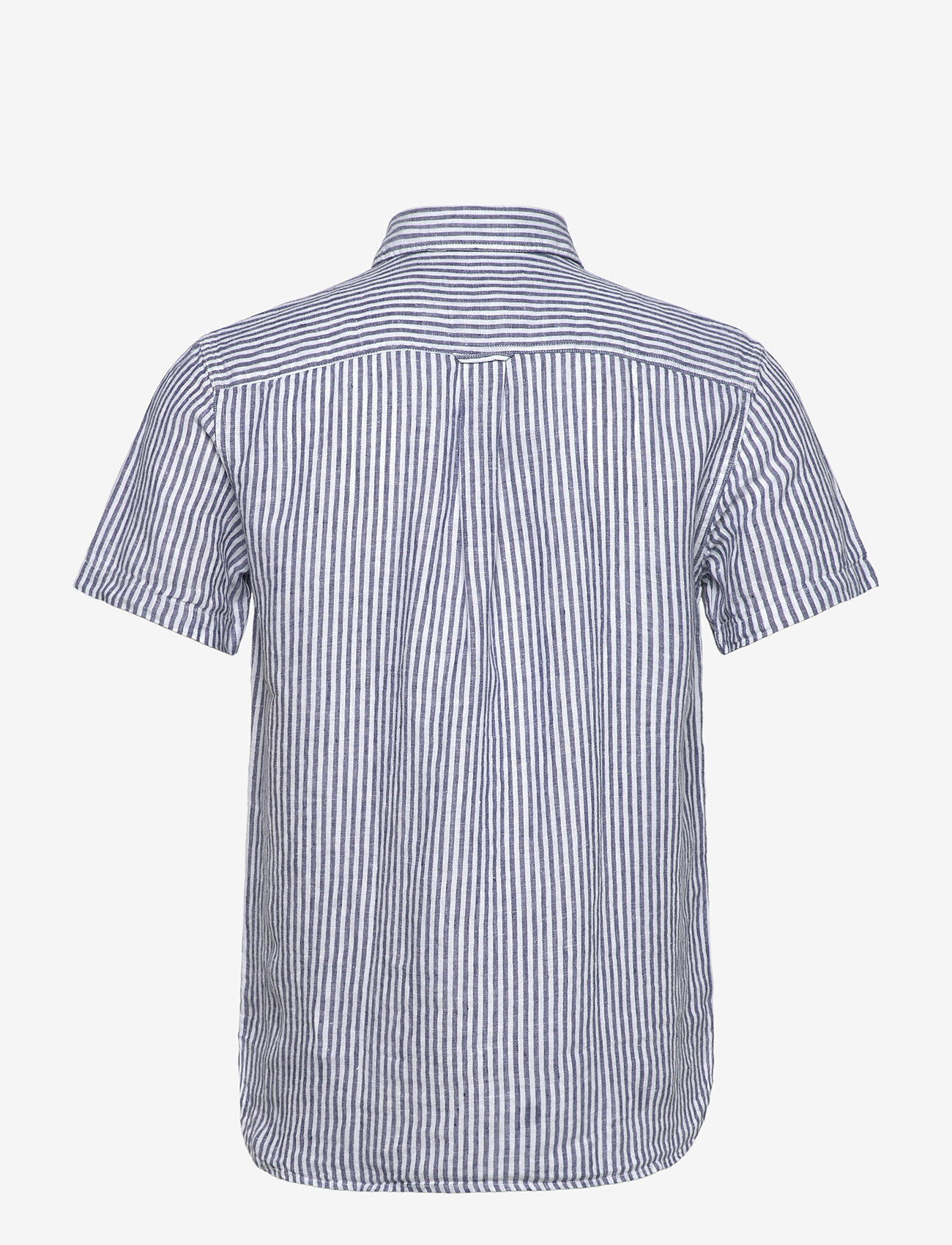 Sebago - Linen Shirt Short Sleeve - leinenhemden - navy/white - 1