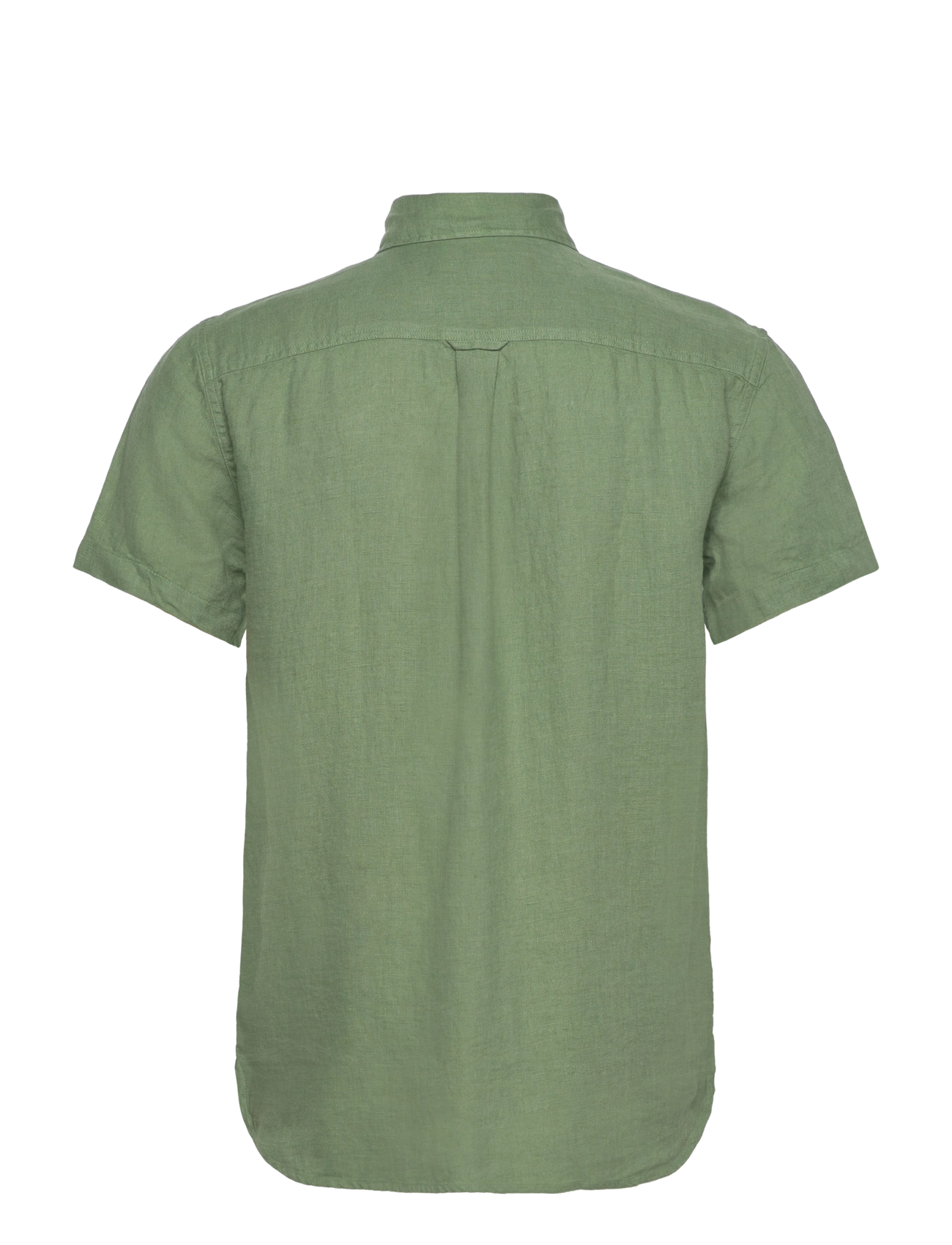 Sebago - Linen Shirt Short Sleeve - linneskjortor - olive - 1