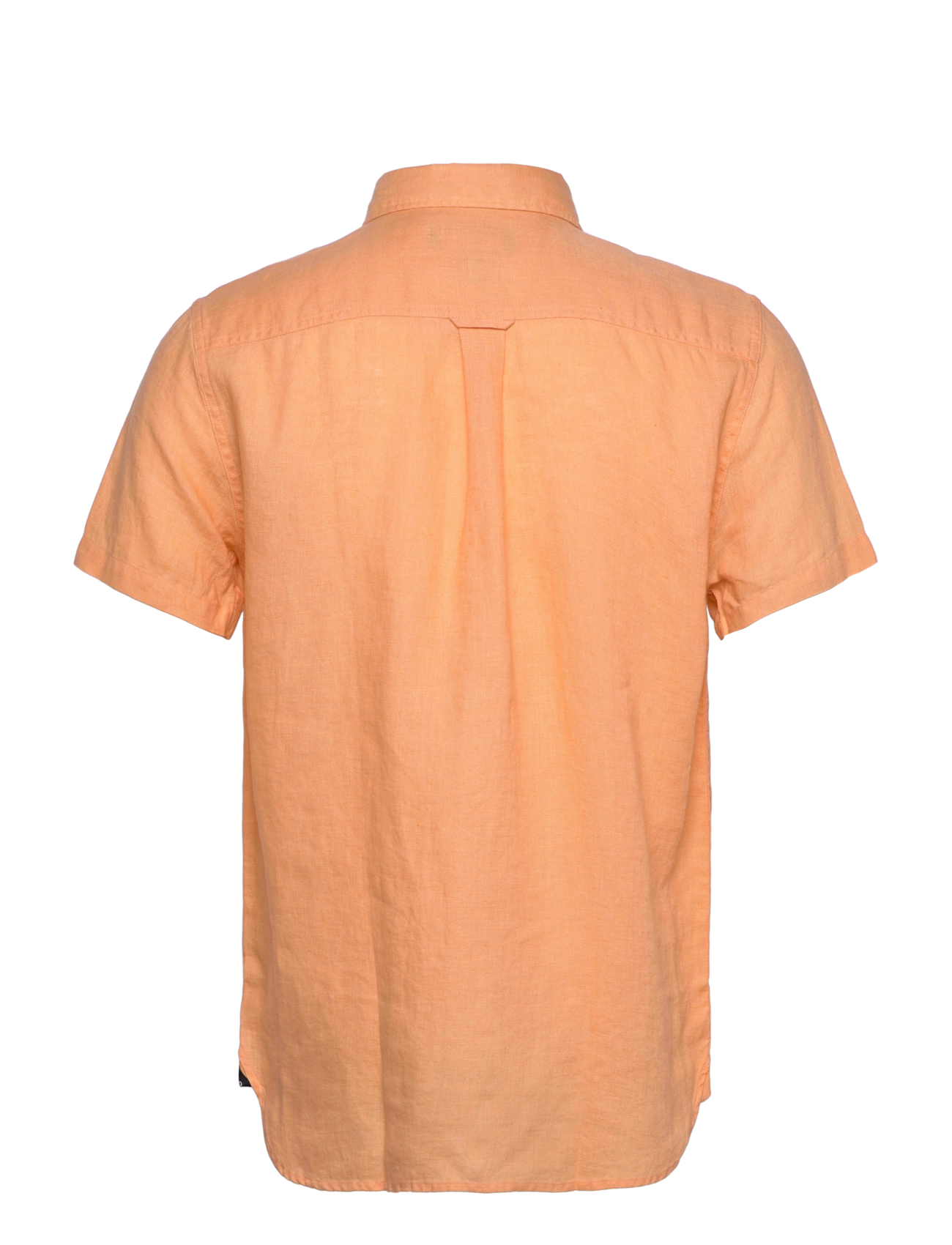 Sebago - Linen Shirt Short Sleeve - lina krekli - peach - 1