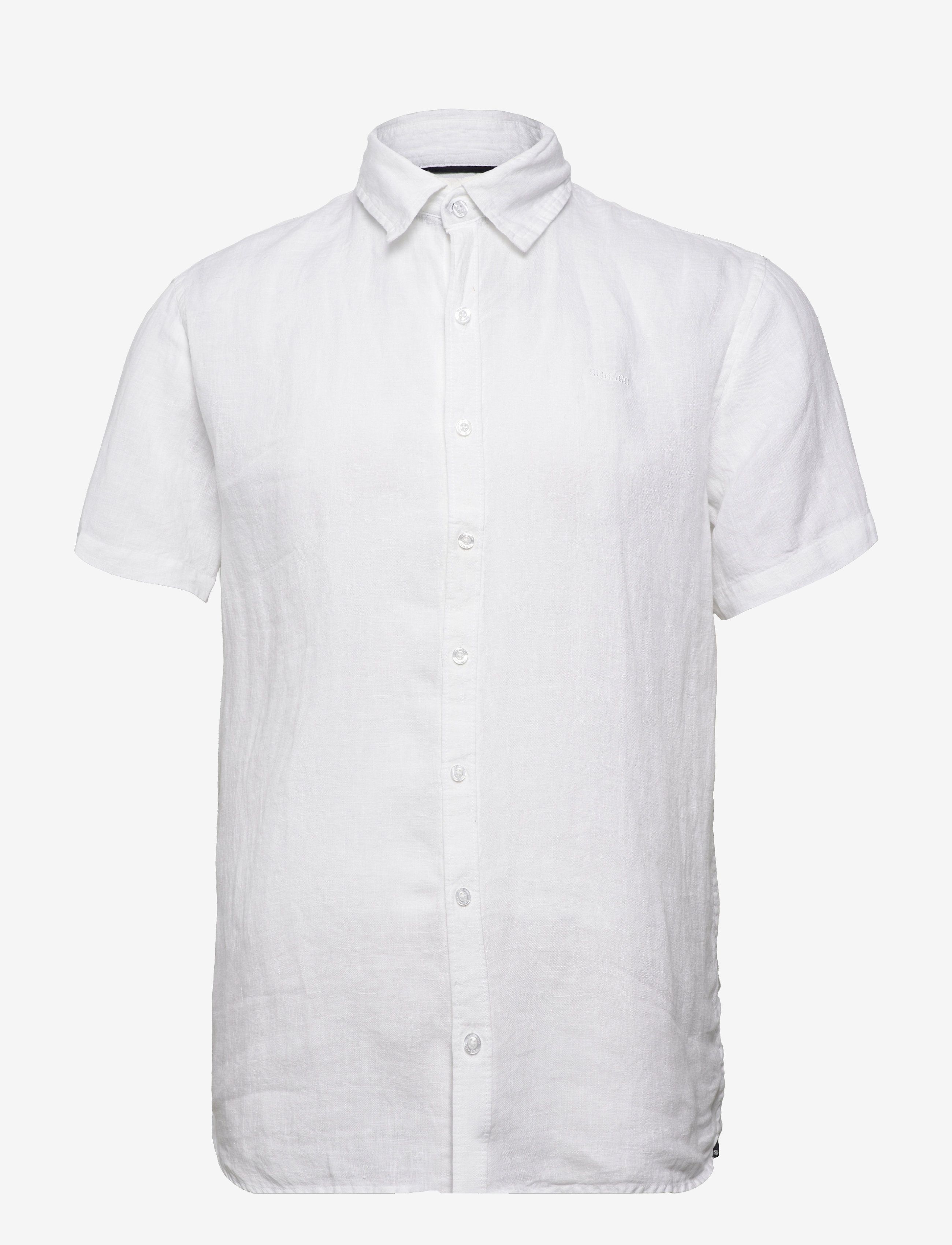 Sebago Linen Shirt Short Sleeve, XXL, Shirts, Weiß - Short-sleeved, Männerswear