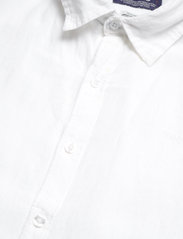 Sebago - Linen Shirt Short Sleeve - linskjorter - white - 3