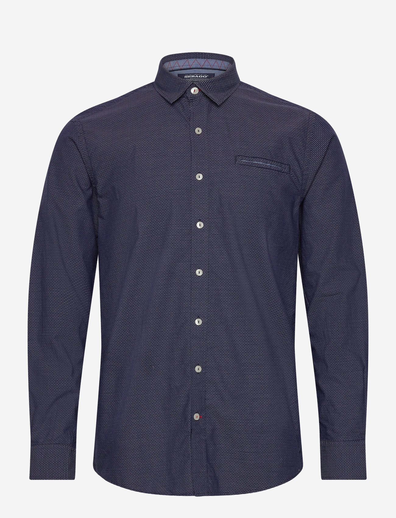 Sebago - Dobby Striped Shirt - navy - 0