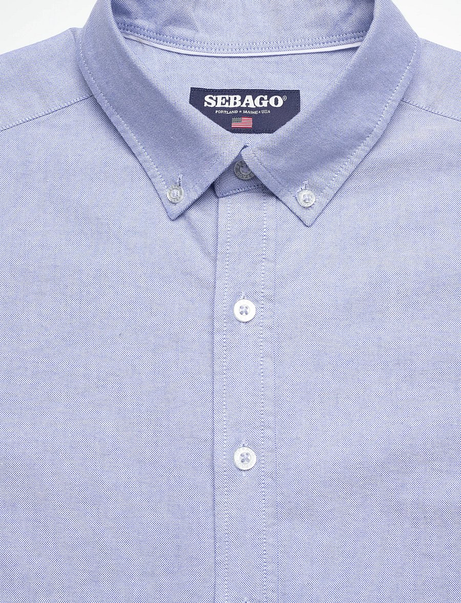 Sebago - Oxford Button Down Shirt - oxford-hemden - light blue - 2