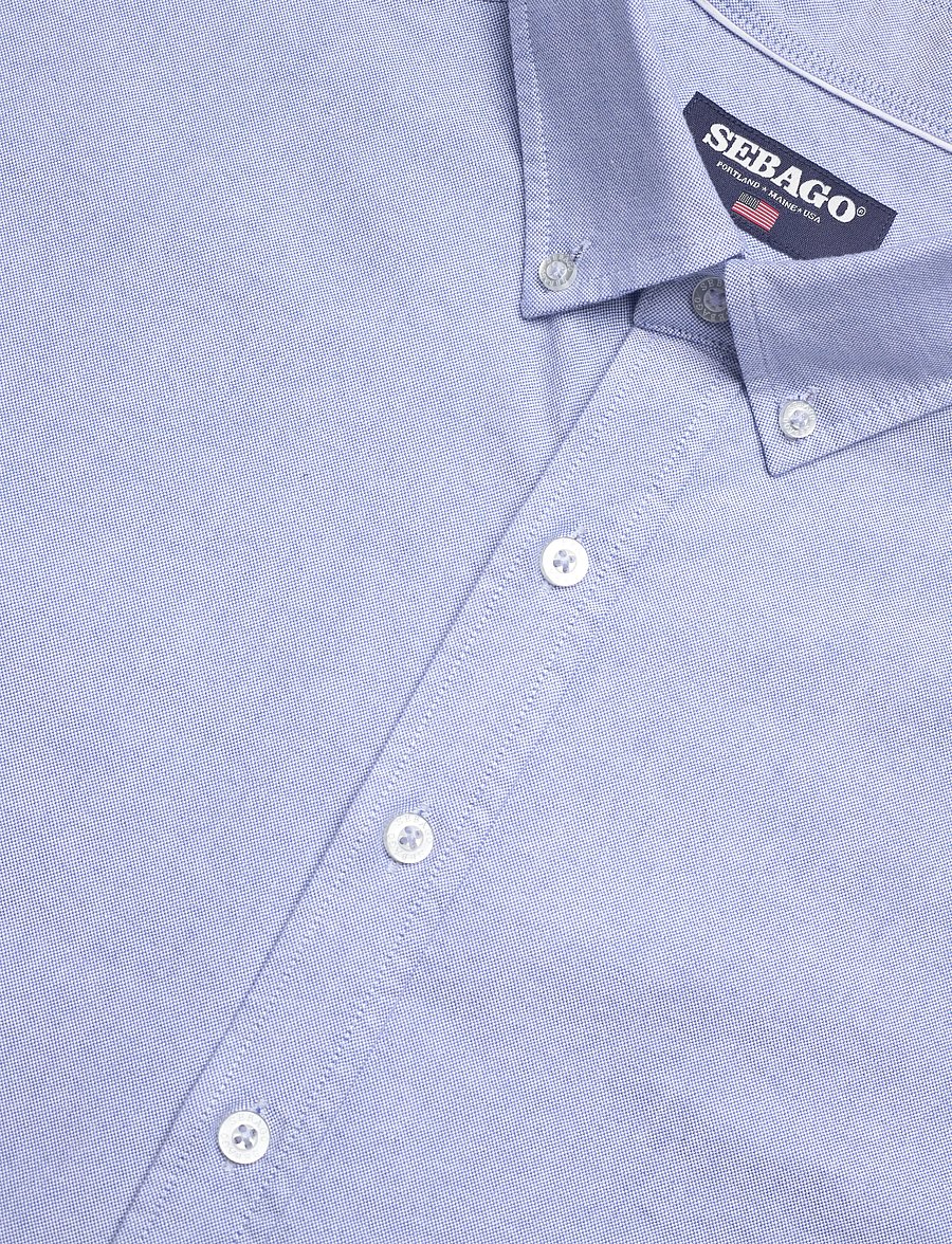 Sebago - Oxford Button Down Shirt - oxford-hemden - light blue - 3