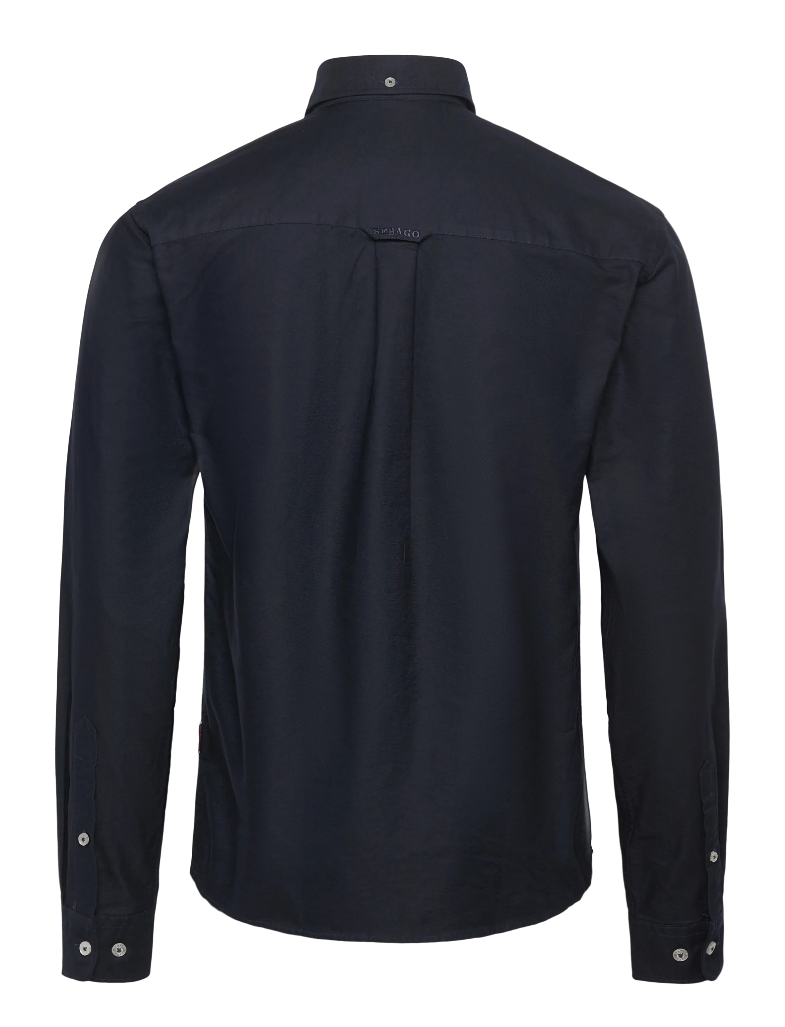 Sebago - Oxford Button Down Shirt - oxford-skjortor - navy solid - 1