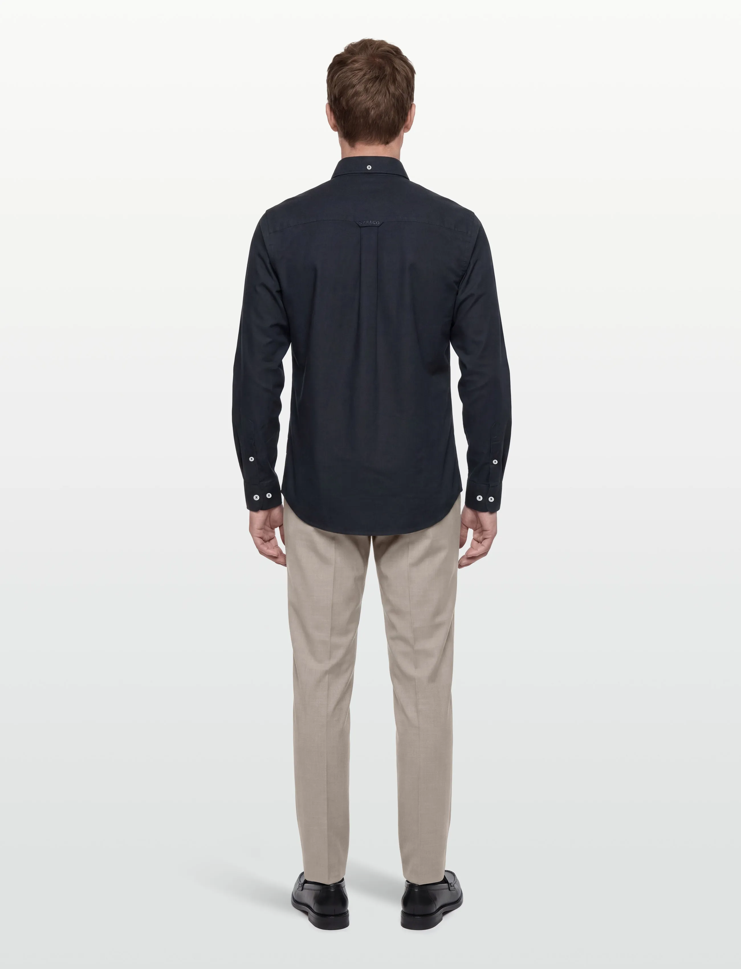 Sebago - Oxford Button Down Shirt - oxford shirts - navy solid - 4