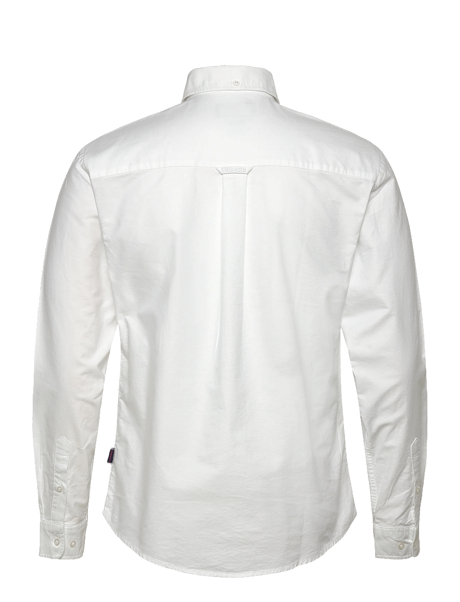 Sebago - Oxford Button Down Shirt - oxford skjorter - white - 1