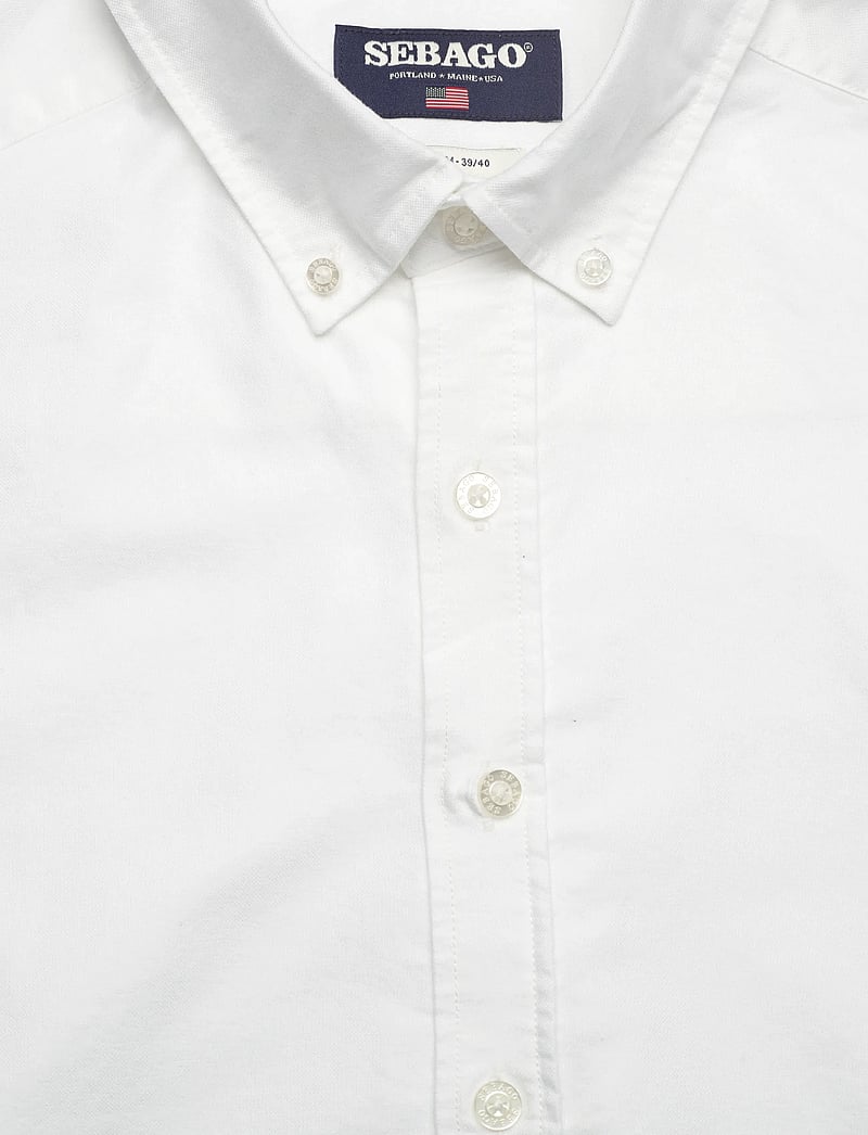 Sebago - Oxford Button Down Shirt - oxford-skjortor - white - 2