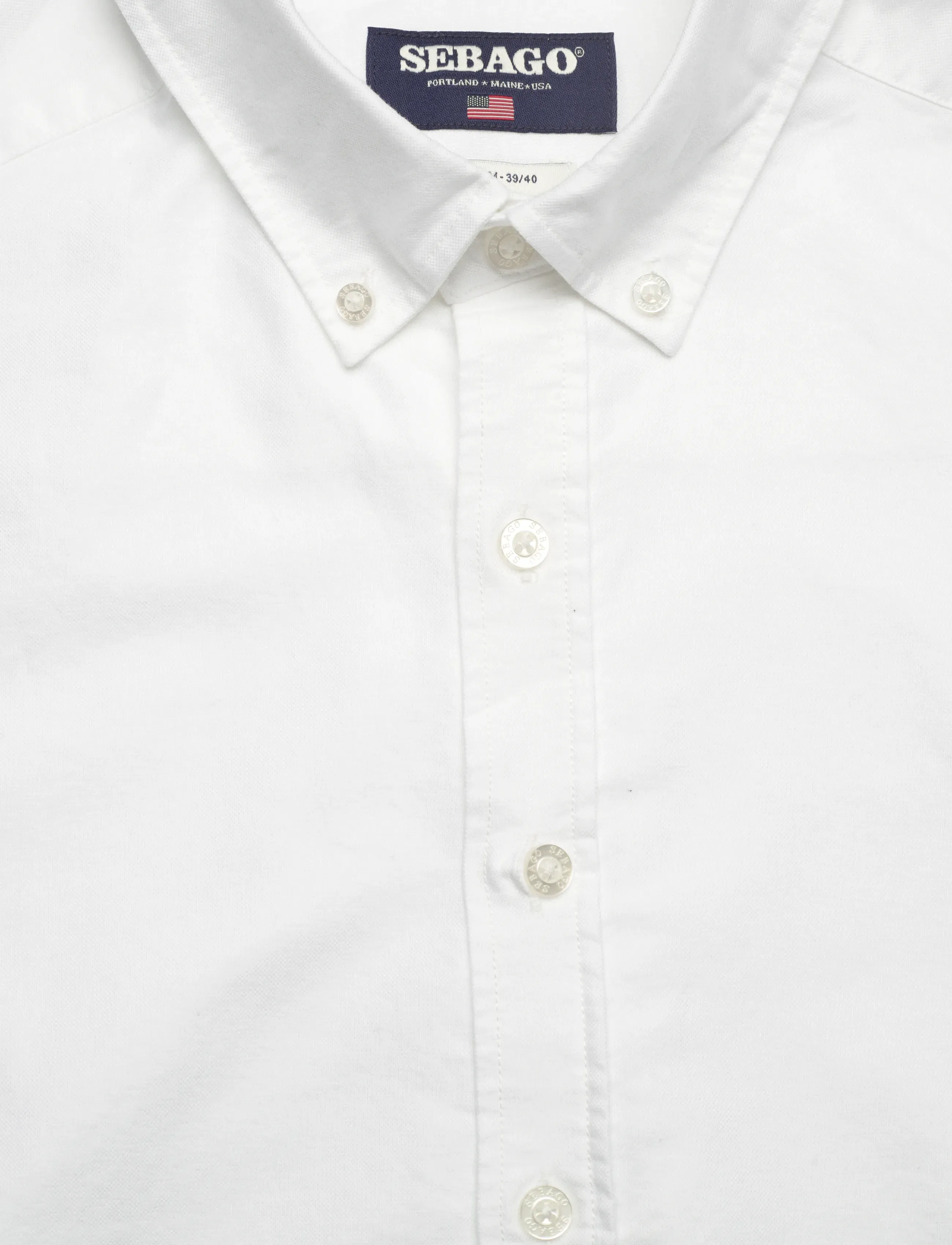 Sebago - Oxford Button Down Shirt - oxford shirts - white - 2