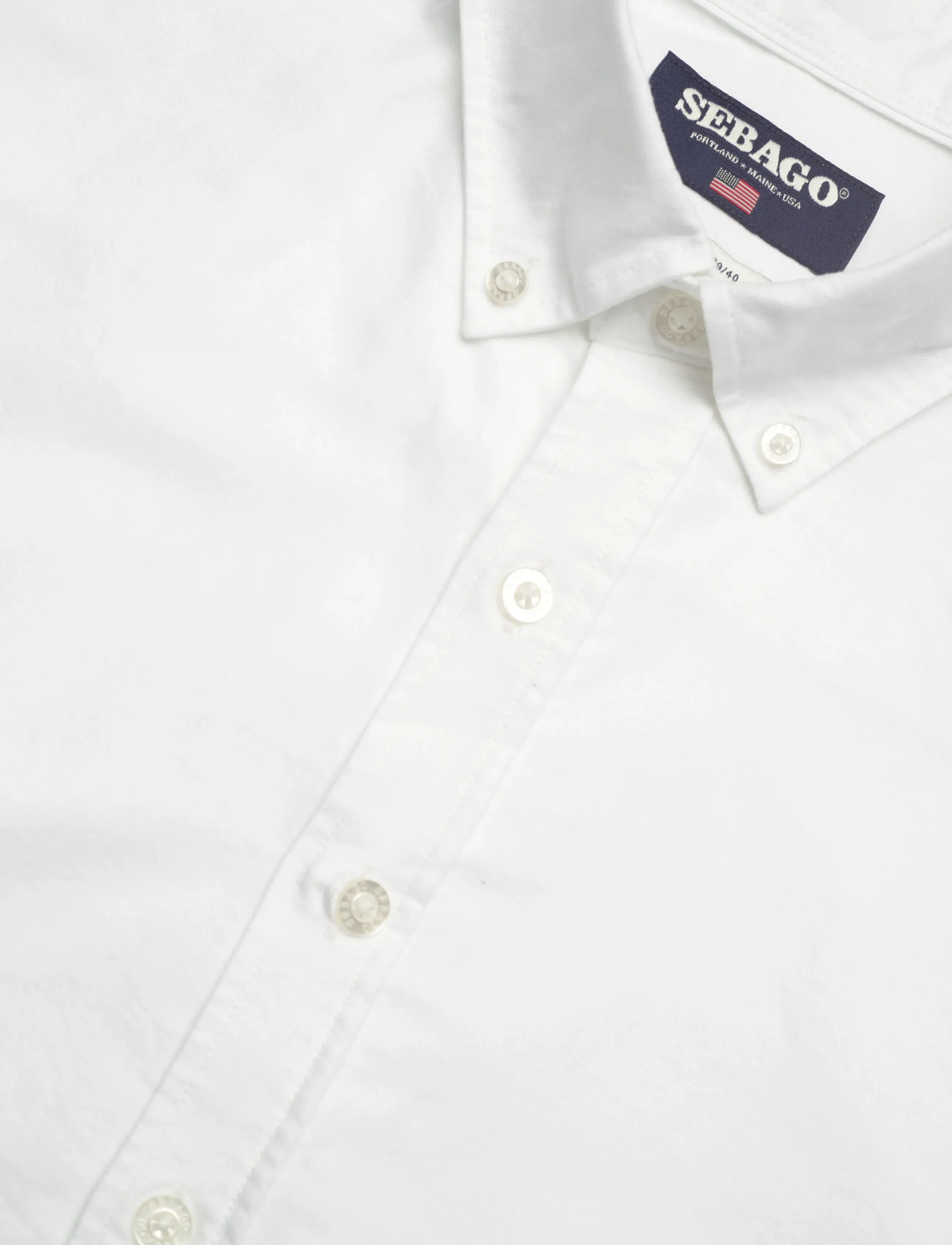 Sebago - Oxford Button Down Shirt - oxford shirts - white - 3