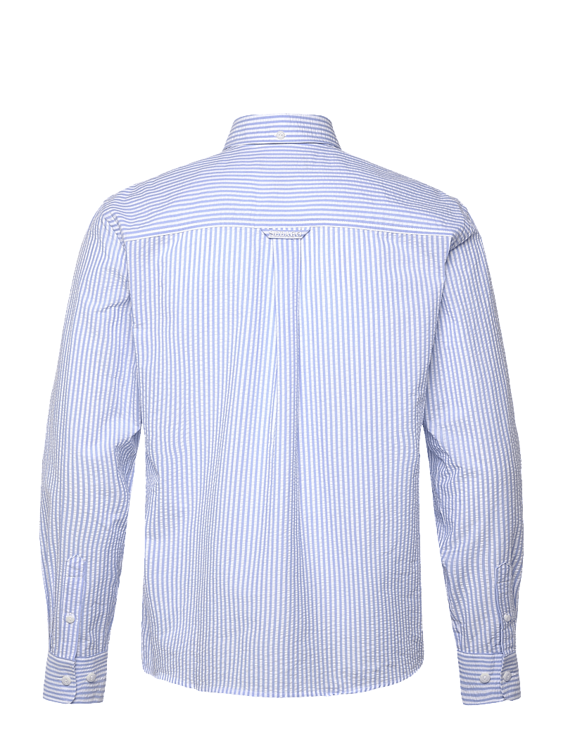 Sebago - Seersucker BD Shirt - casual skjortor - lt. blue/white - 1