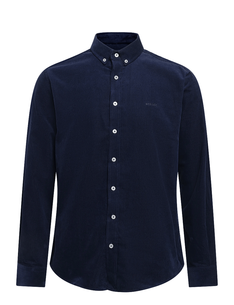 Sebago - Cord BD Shirt - velvetsärgid - navy - 0