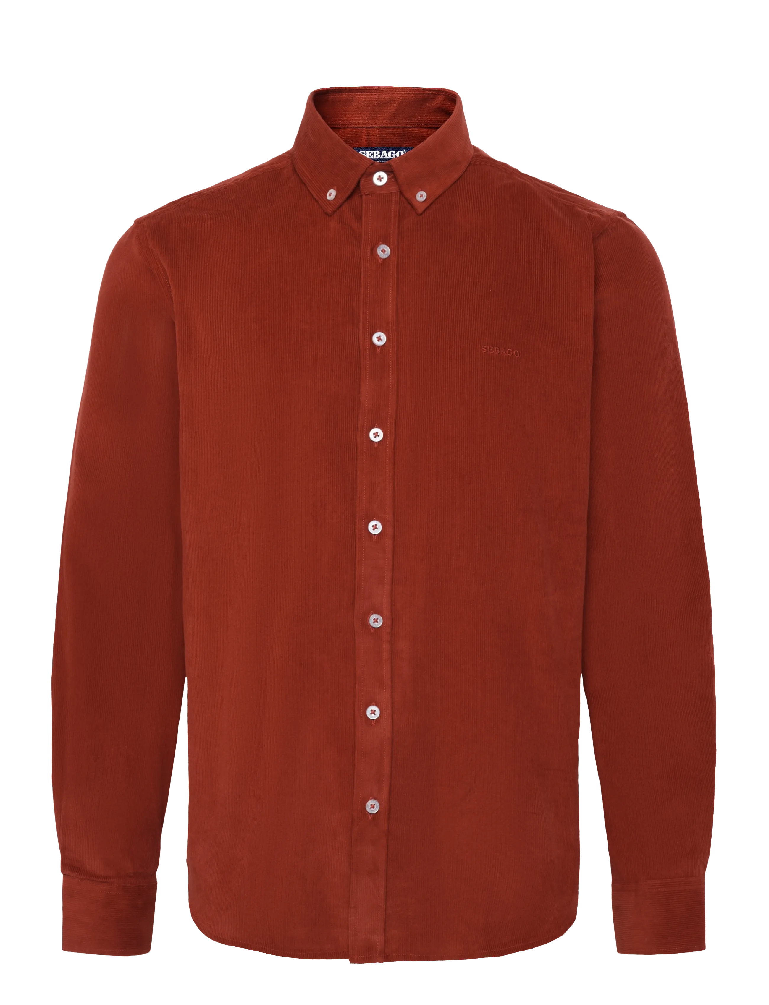 Sebago Cord BD Shirt - Clothing - RUST / brown