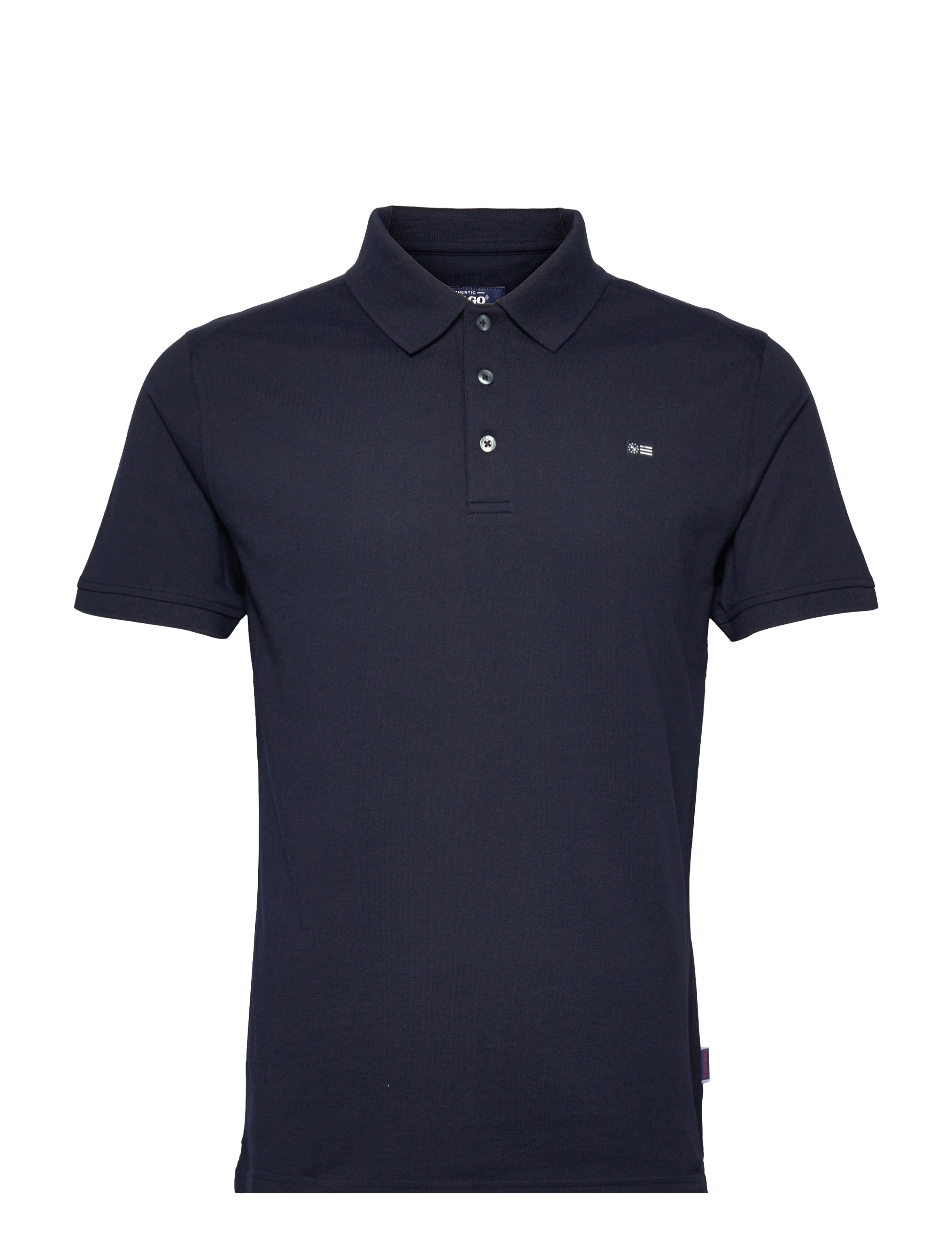 Sebago Performance Polo Pique, L, Blue, Poloer > Kortærmede, Herre