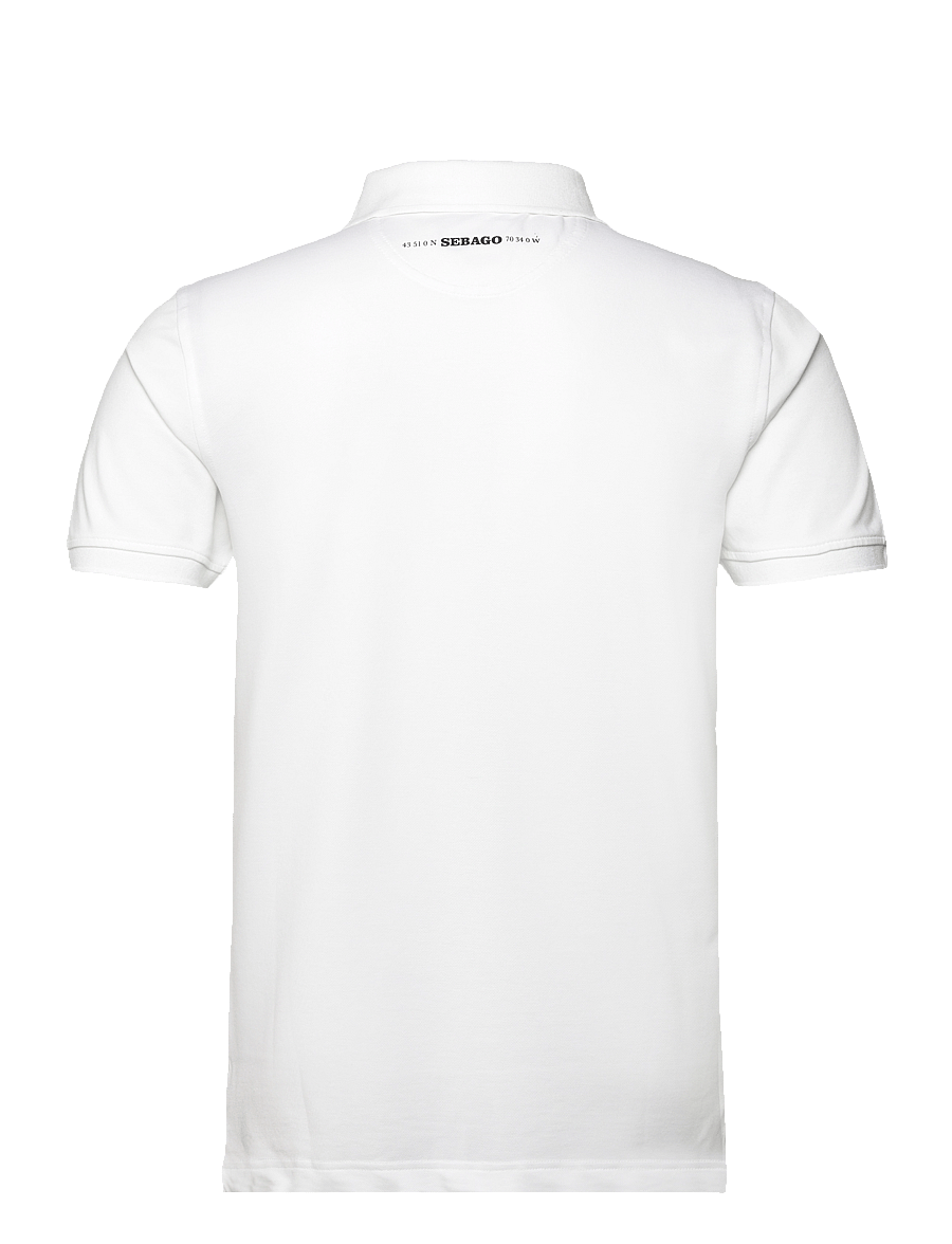 Sebago - Performance Polo Pique - kurzärmelig - white - 1