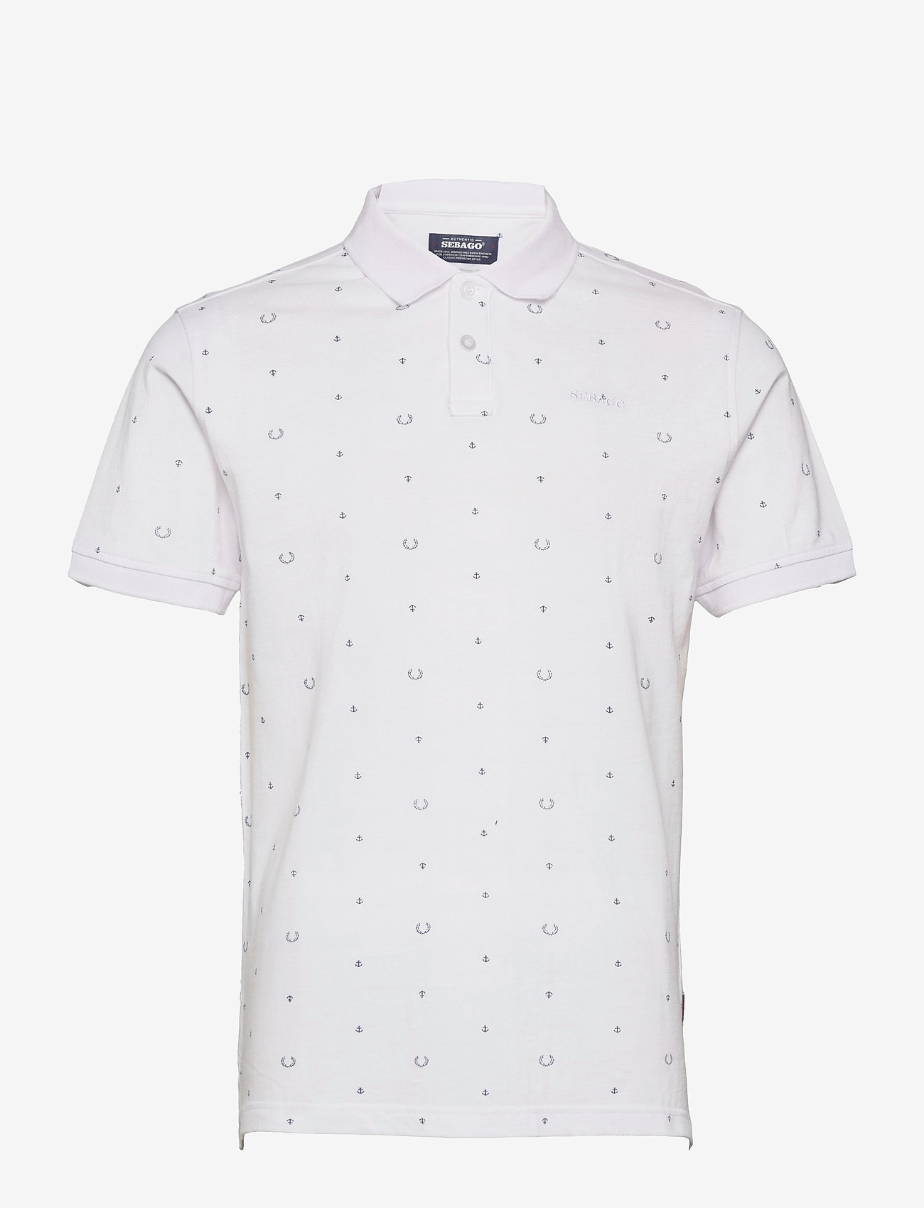 Sebago - Logo Printed Pique - white - 0