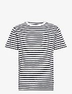 Outwashed Pocket Tee - WHITE/NAVY