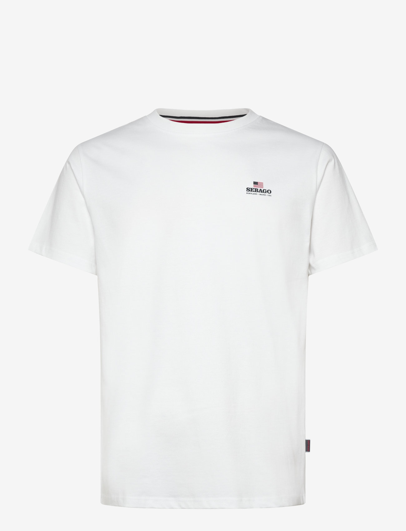 Sebago - Noah Logo Tee - lühikeste varrukatega t-särgid - white - 0
