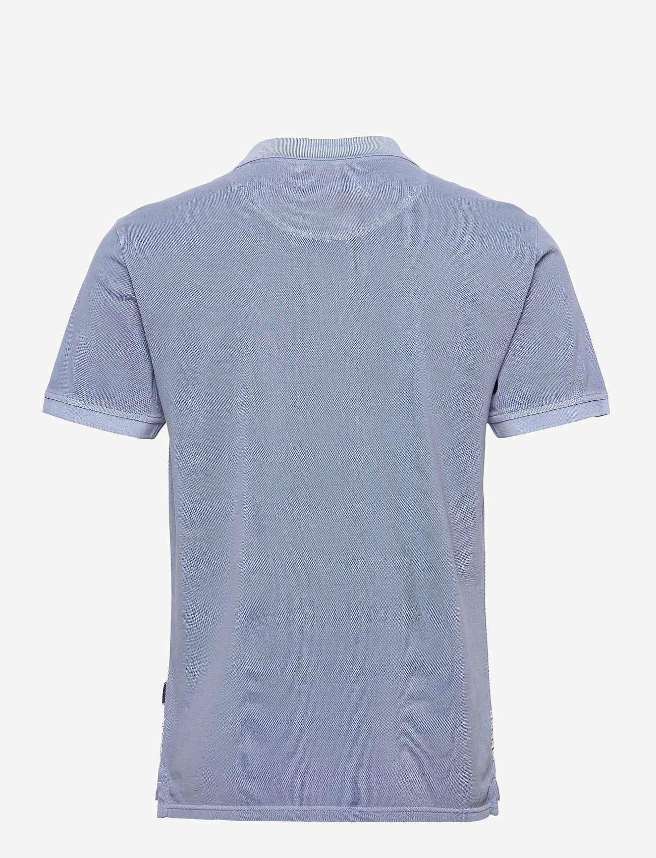 Sebago - Outwashed Logo Pique - short-sleeved polos - stone blue - 1