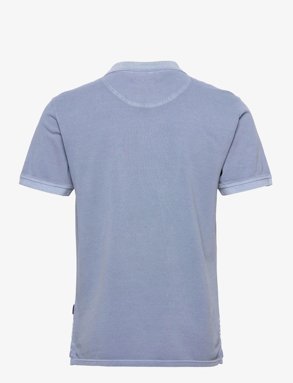 Sebago - Outwashed Logo Pique - kortærmede poloer - stone blue - 1