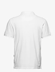 Sebago - Outwashed Logo Pique - short-sleeved polos - white - 1