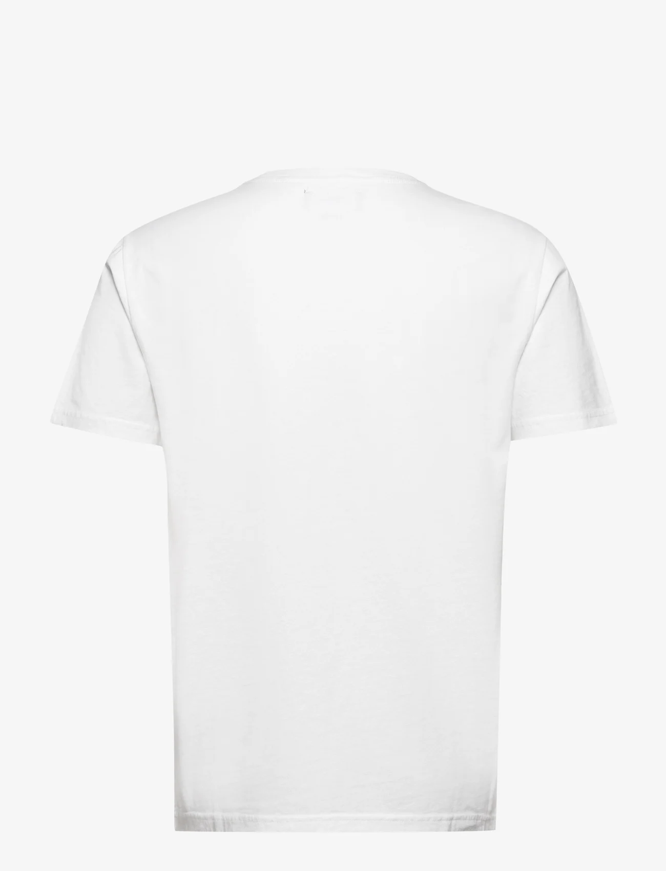 Sebago - DKS Outwashed Tee - kortärmade t-shirts - white - 1