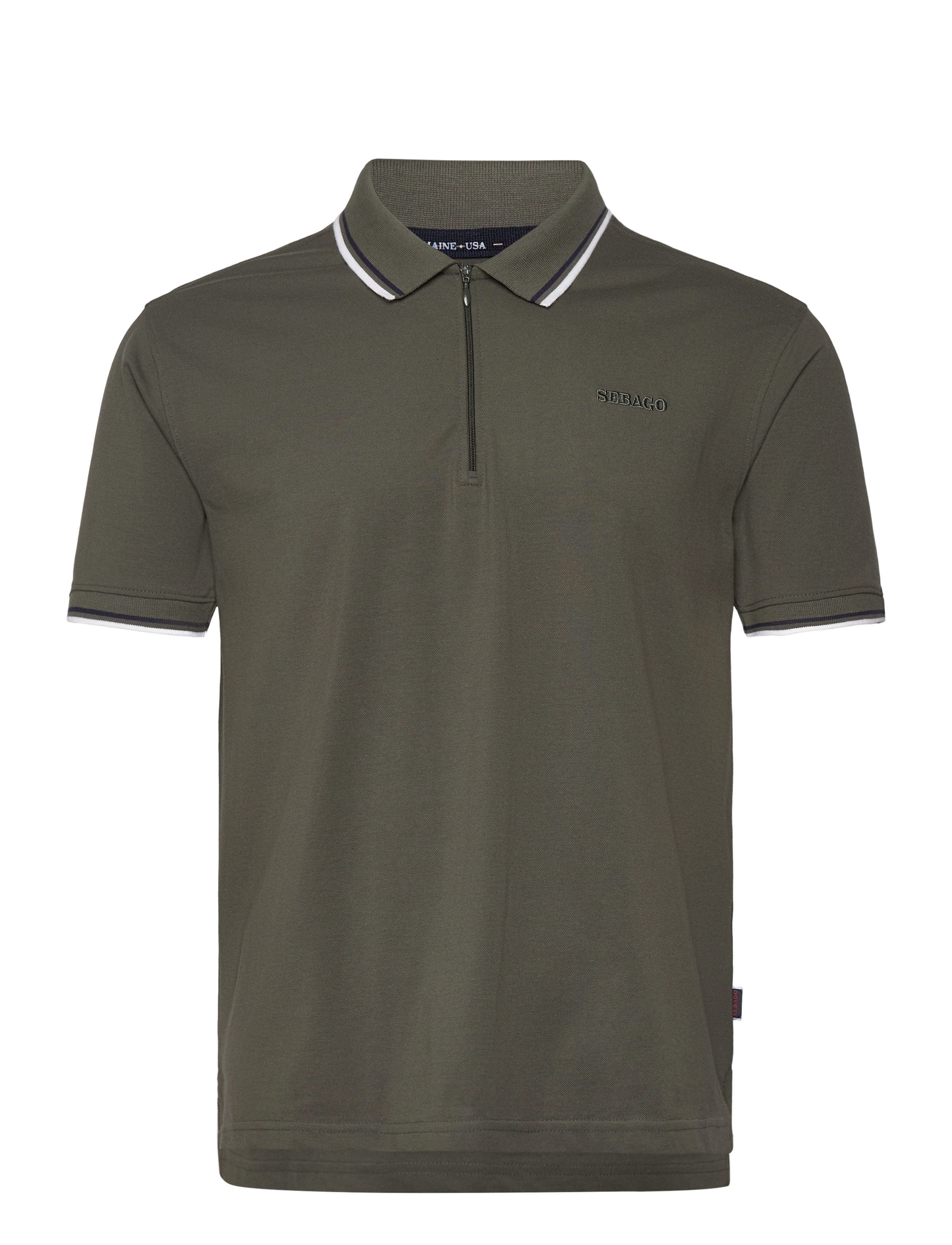 Sebago Ketch Performance Polo Pique, S, Green, Poloer > Kortærmede, Herre