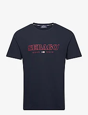 Sebago - Performance Tee - short-sleeved t-shirts - navy - 0