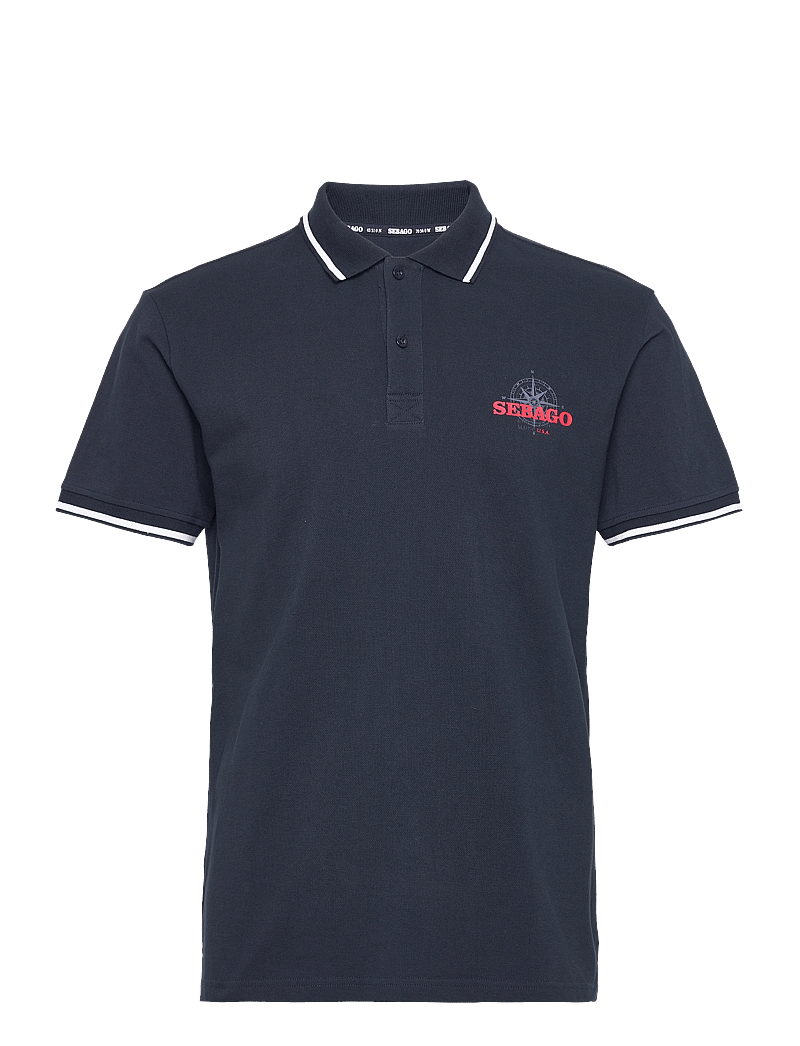 Sebago - Compass Polo Pique - lühikeste varrukatega polod - navy - 0