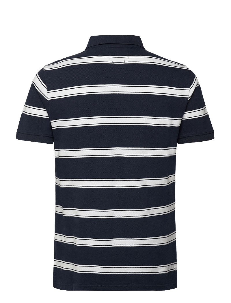 Sebago - Milo Striped Pique - kurzärmelig - navy/white - 1