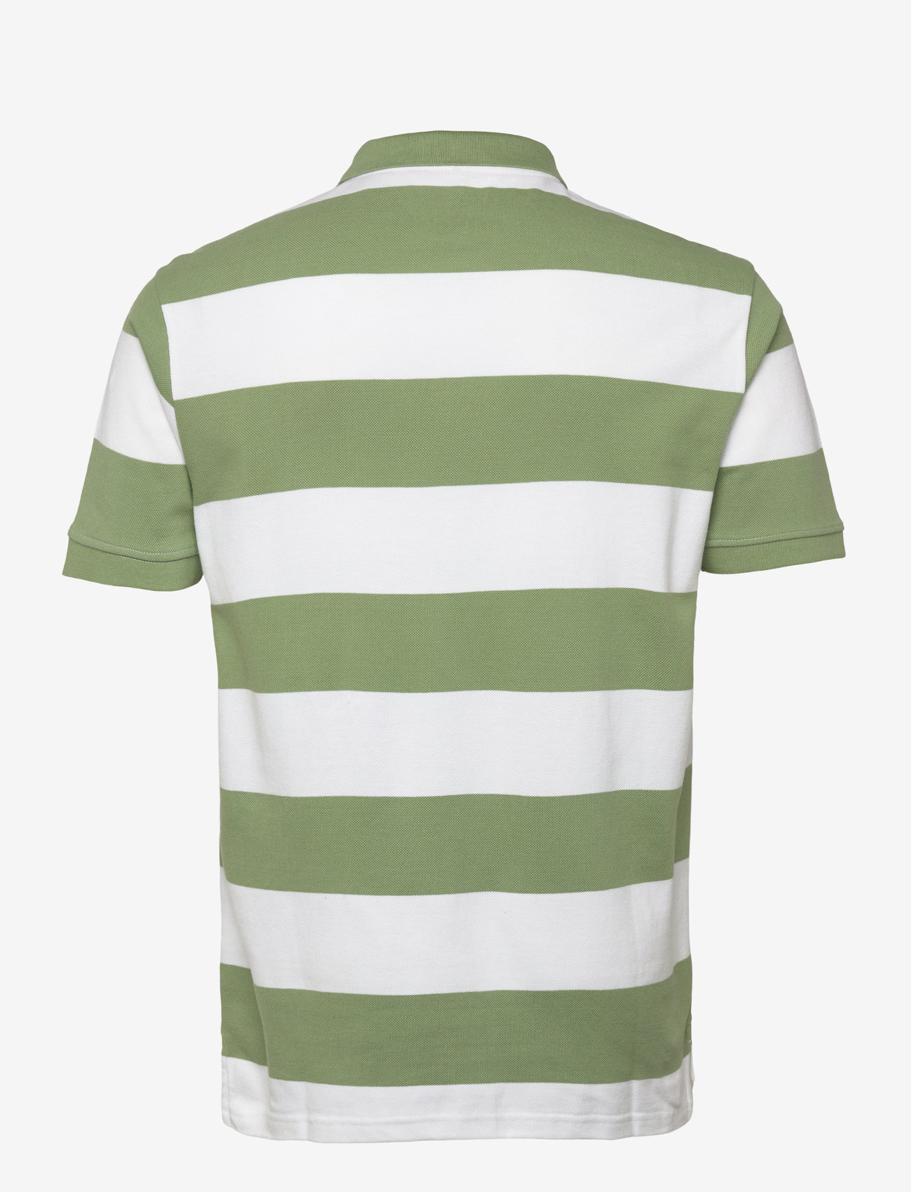Sebago - Mick Block Striped Pique - lühikeste varrukatega polod - olive/white - 2