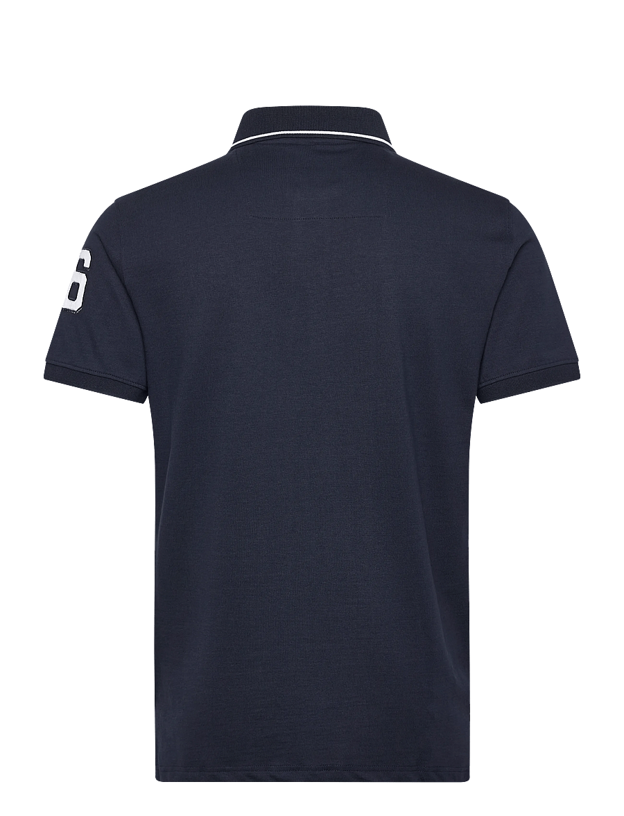 Sebago - Block Pique - lühikeste varrukatega polod - navy/white - 1