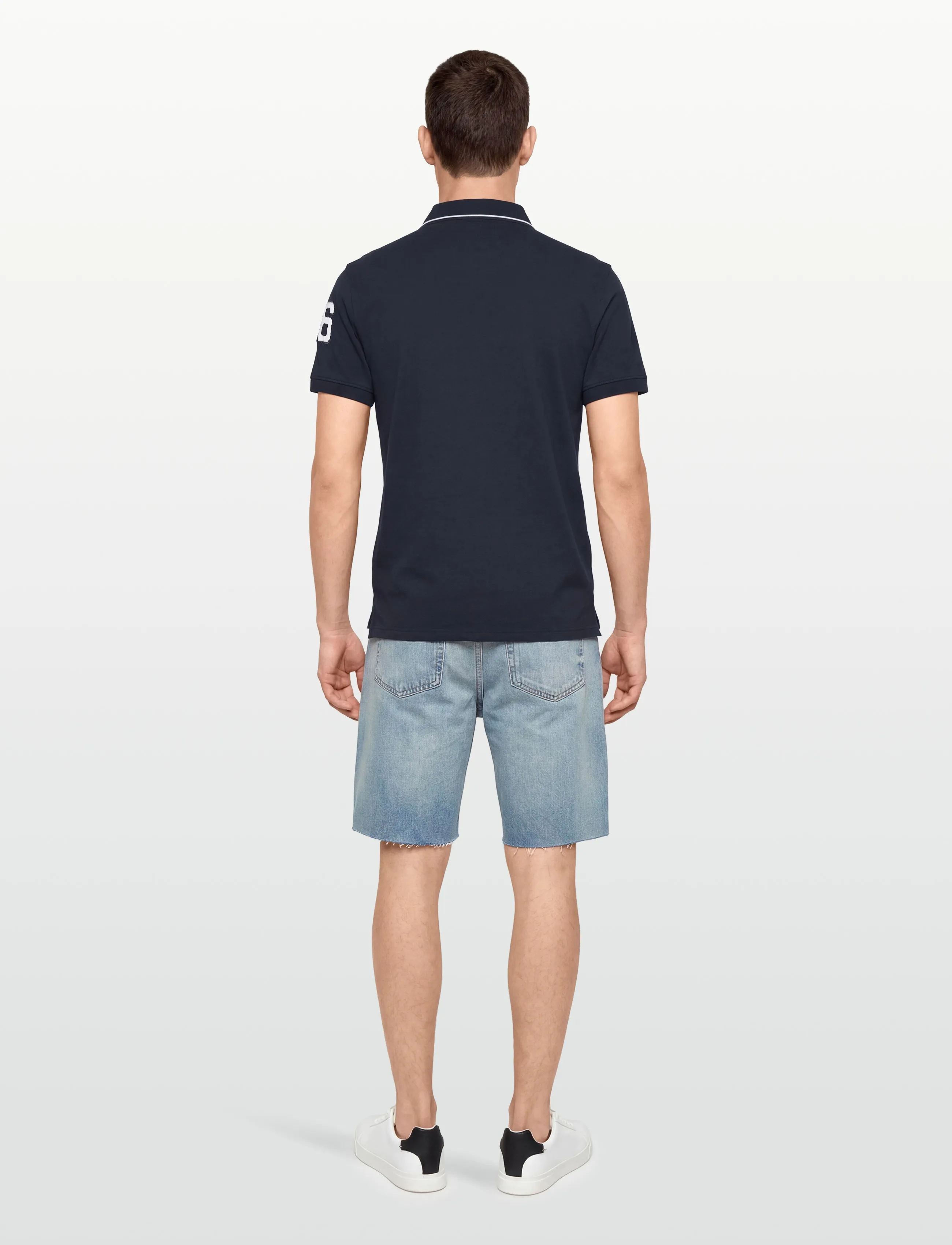 Sebago - Block Pique - kortärmade pikéer - navy/white - 4