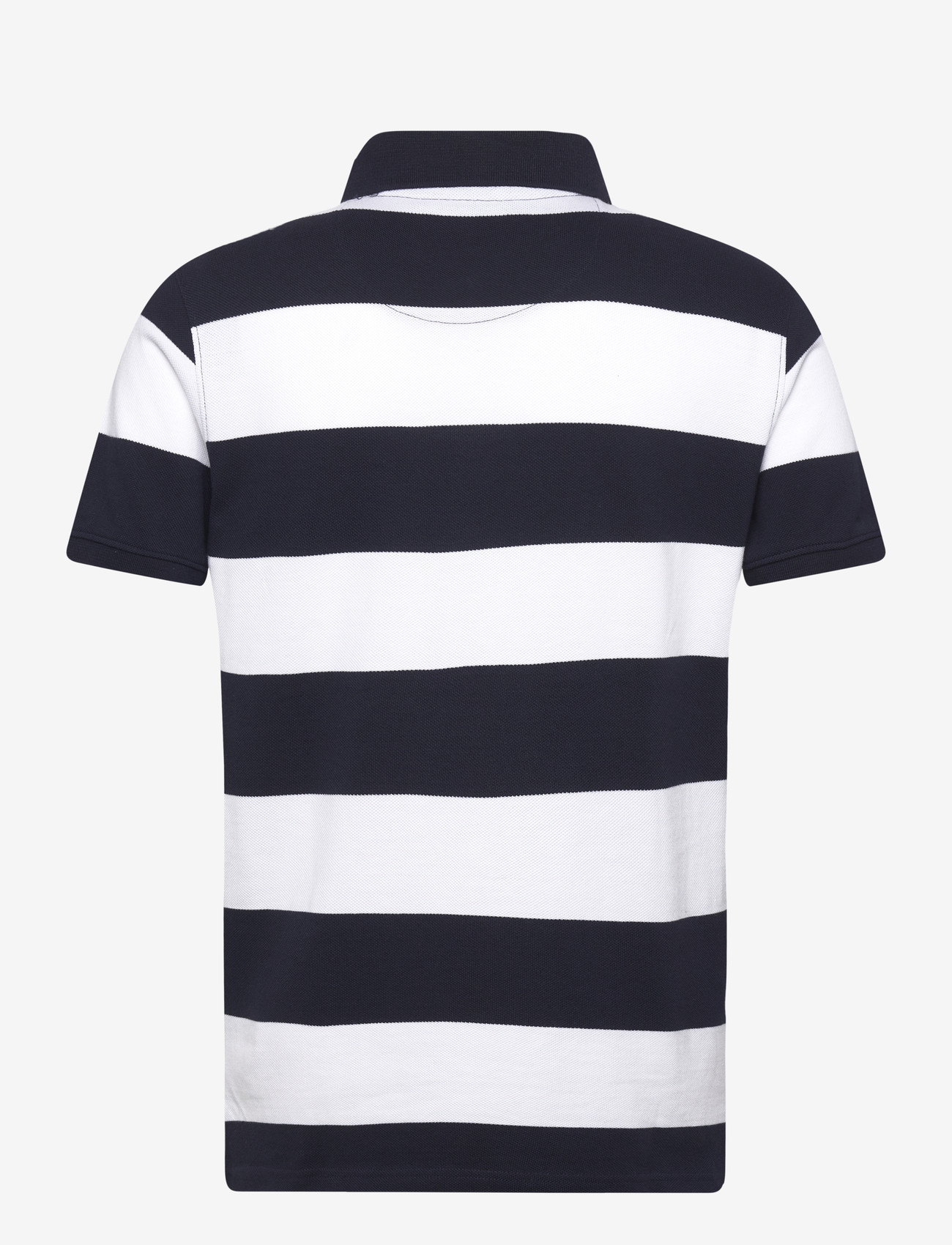 Sebago - Mick Striped Pique - kortærmede poloer - navy/white - 1