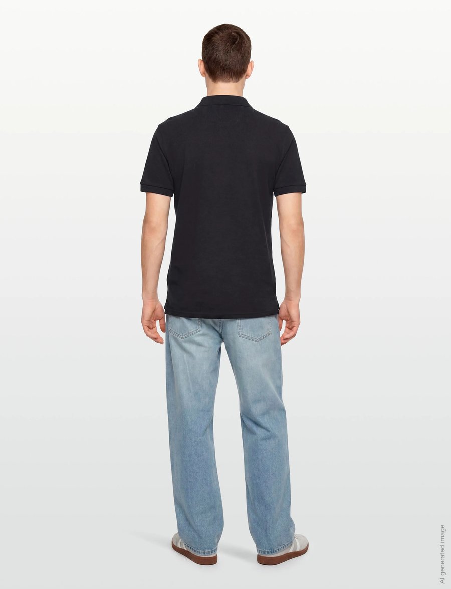 Sebago - Authentic Logo Pique - short-sleeved polos - navy - 4
