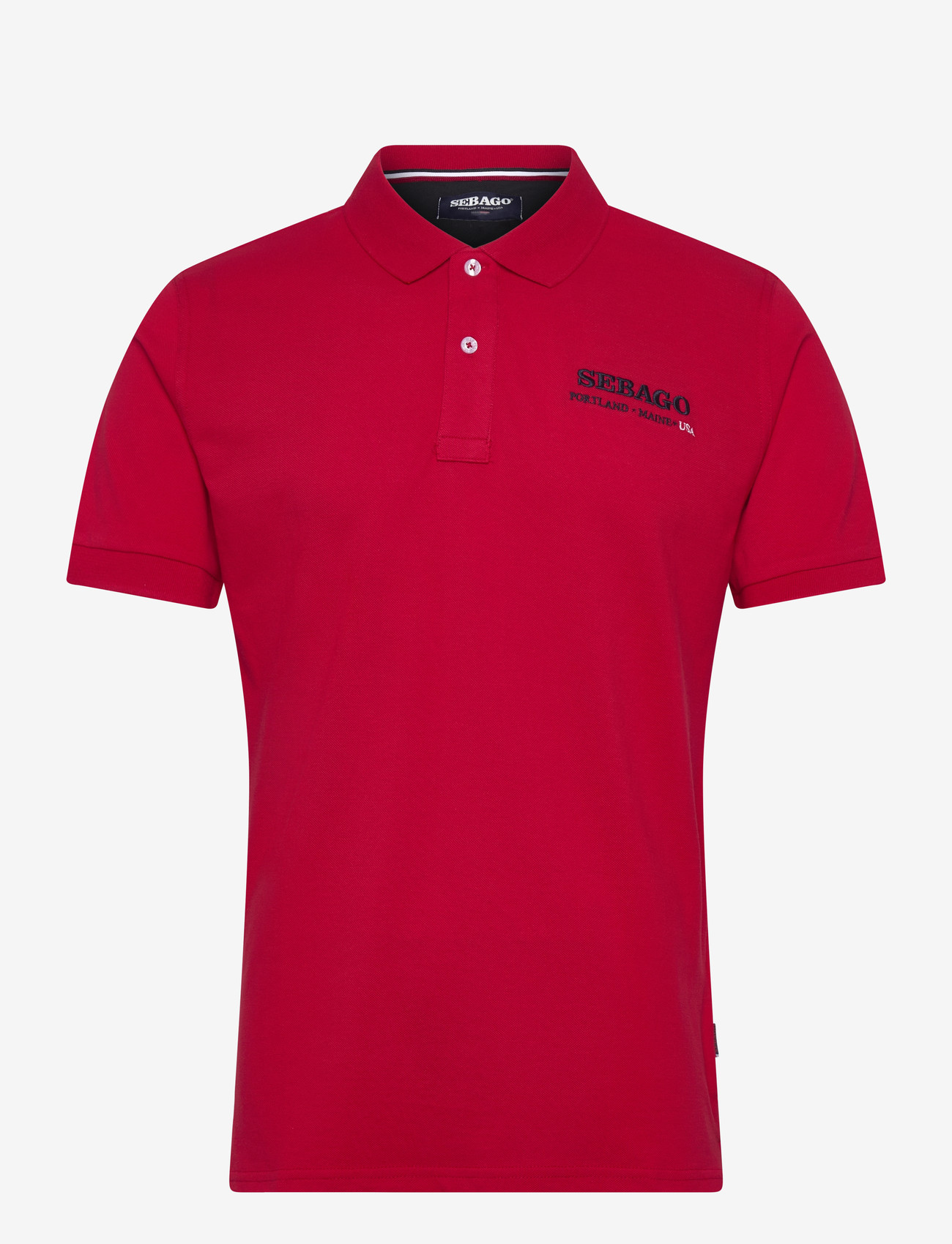 Sebago - Authentic Logo Pique - kortärmade pikéer - red - 0