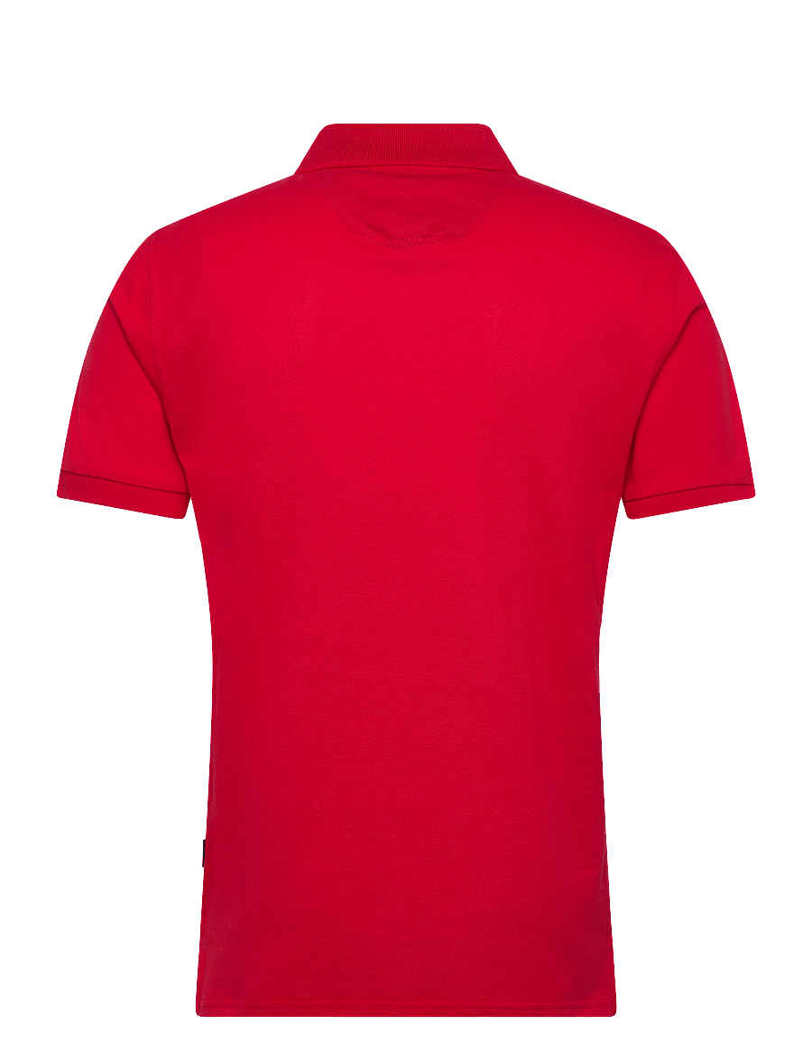 Sebago - Authentic Logo Pique - short-sleeved polos - red - 1