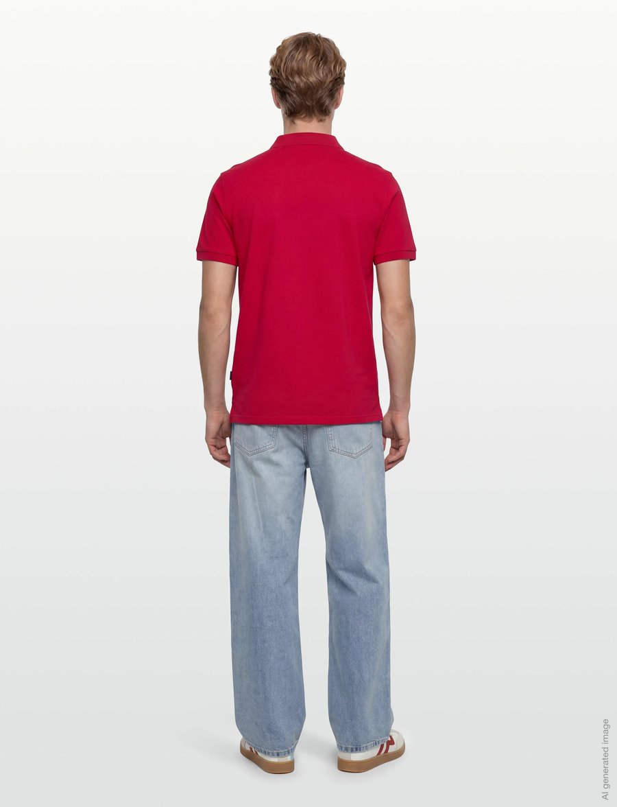 Sebago - Authentic Logo Pique - kortærmede poloer - red - 4