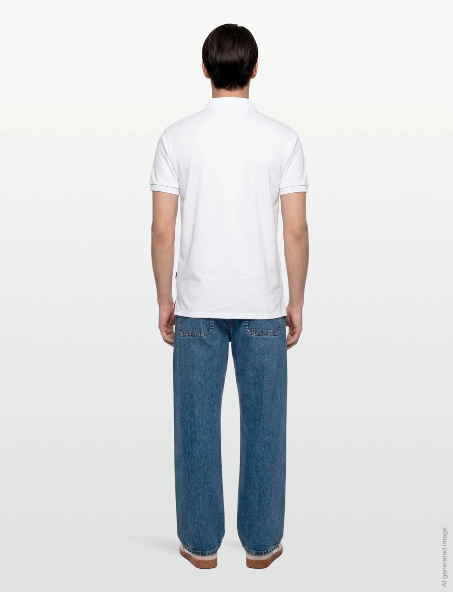 Sebago - Authentic Logo Pique - kurzärmelig - white - 4
