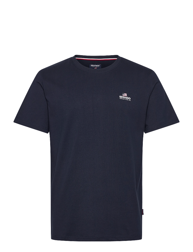 Sebago - Noah Logo Tee - kurzärmelig - navy - 0