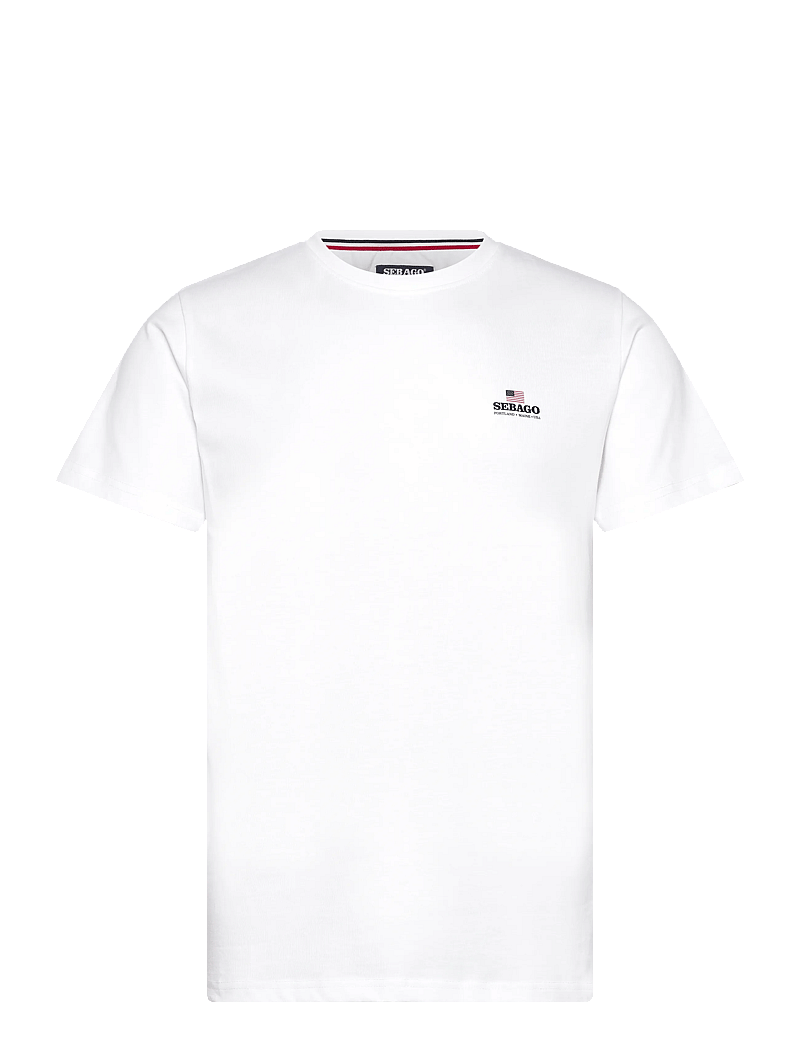 Sebago - Noah Logo Tee - kurzärmelig - white - 0