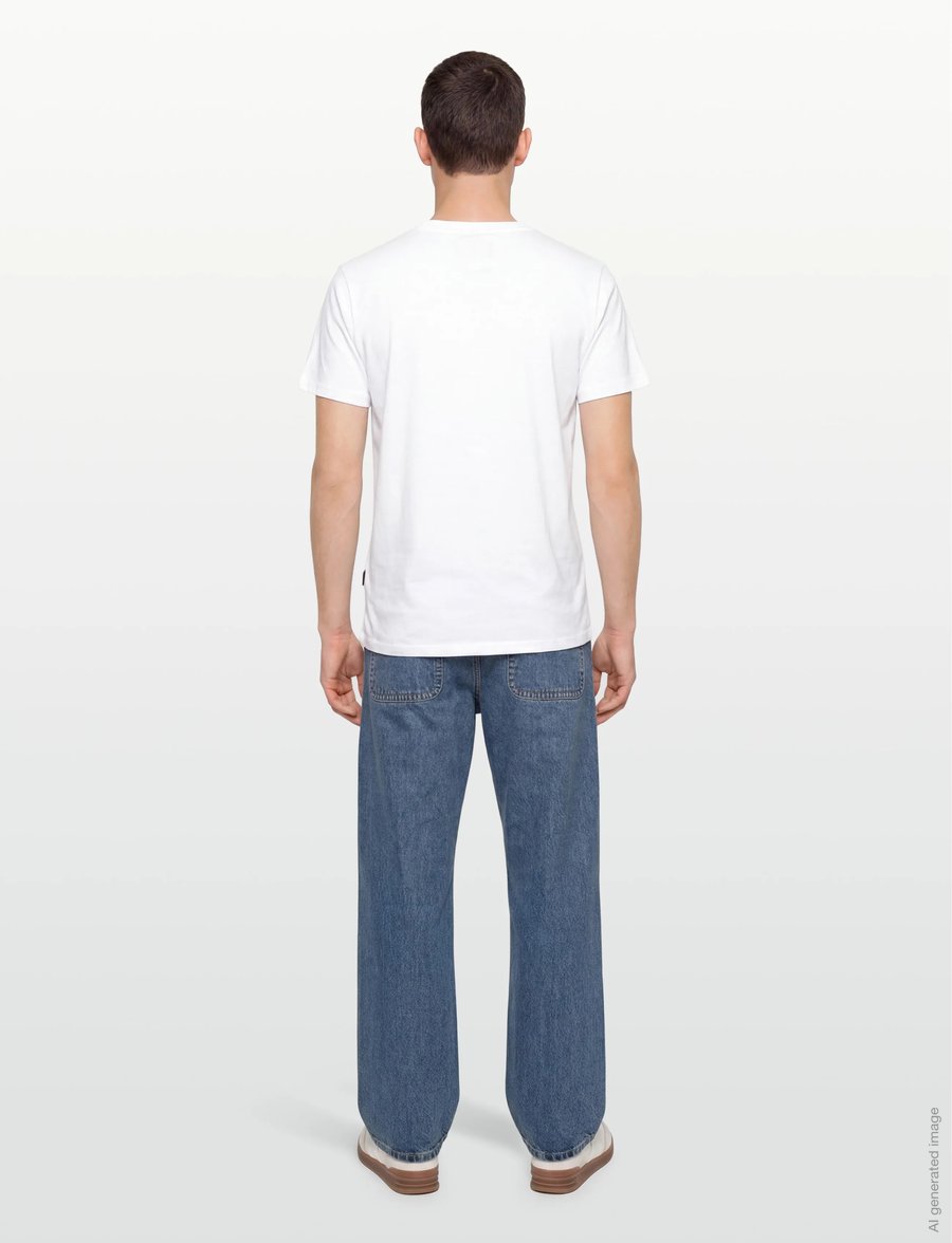 Sebago - Noah Logo Tee - kurzärmelige t-shirts - white - 4