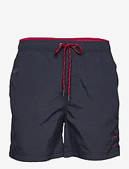 Waldo Packable Swim Shorts - NAVY