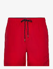 Sebago - Waldo Packable Swim Shorts - badeshorts - red - 0