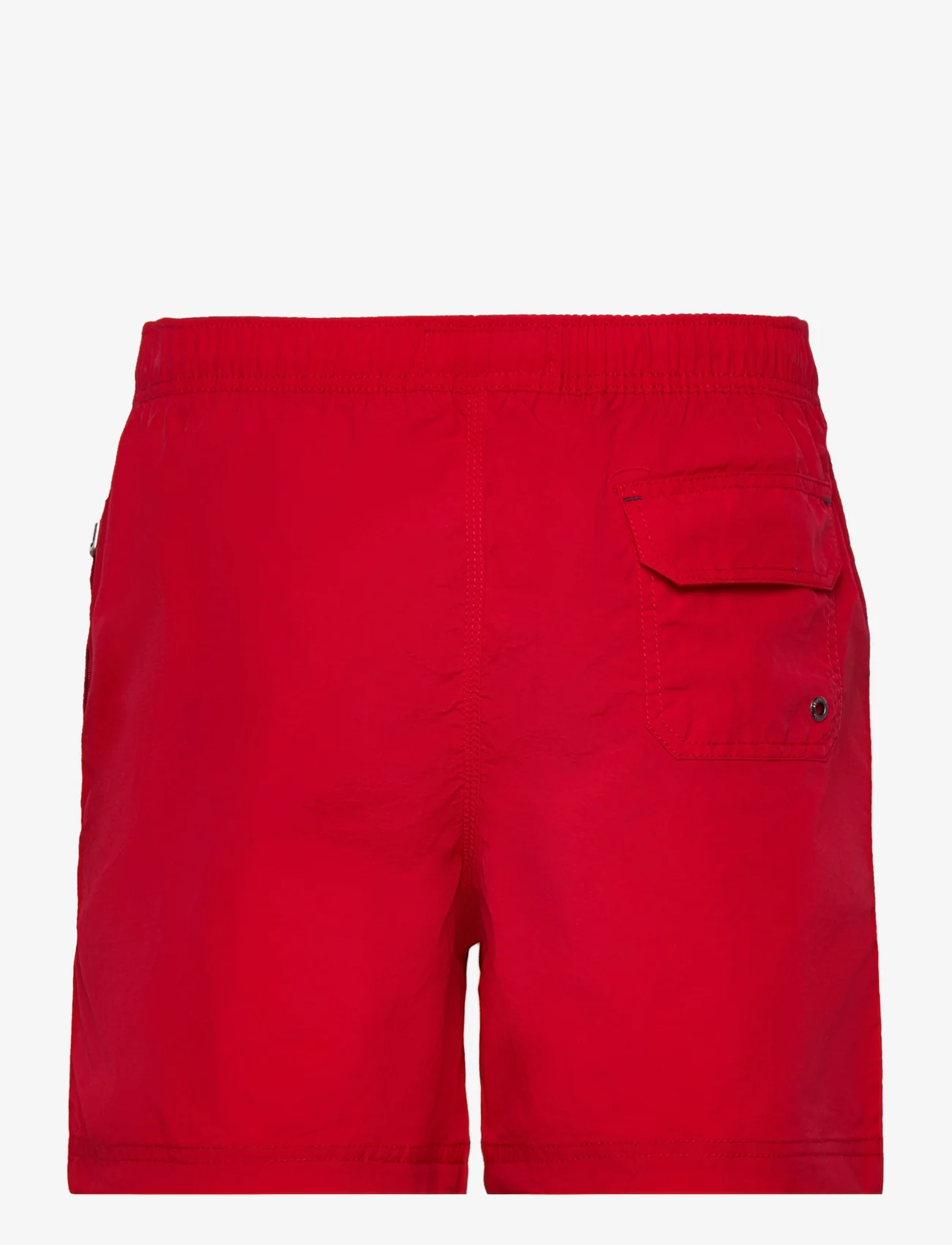 Sebago - Waldo Packable Swim Shorts - maudymosi šortai - red - 1