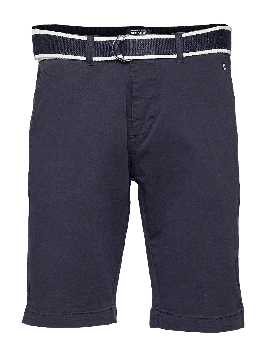 Sebago - DKS Belted Bermuda Shorts - chinos shorts - dark navy - 0